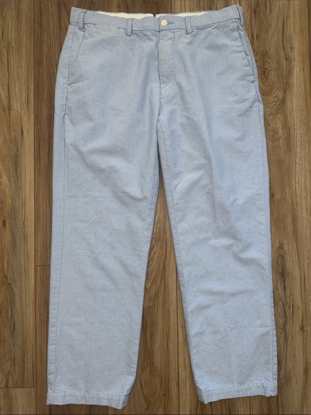 Polo Ralph Lauren Chambray Pants 36x30 Blue Preppy Coastal